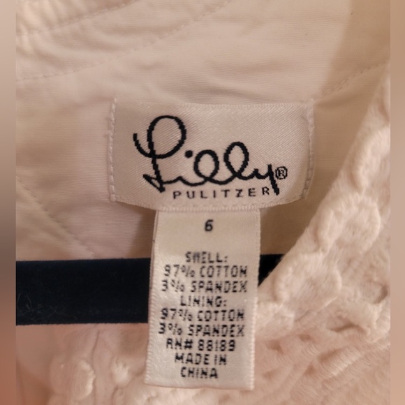 Lily Pulitzer Cream Blouse - Picture 3 of 3